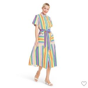 Christopher John Rogers Striped Dress